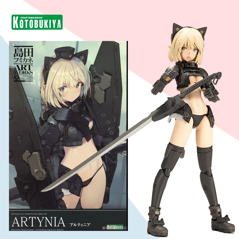 

Kotobukiya оригинальный FAG FG101 Shim cabeça Humikane Art Works II Artynia подвижная сборка модель коллекция подарок кукла украшения игрушка