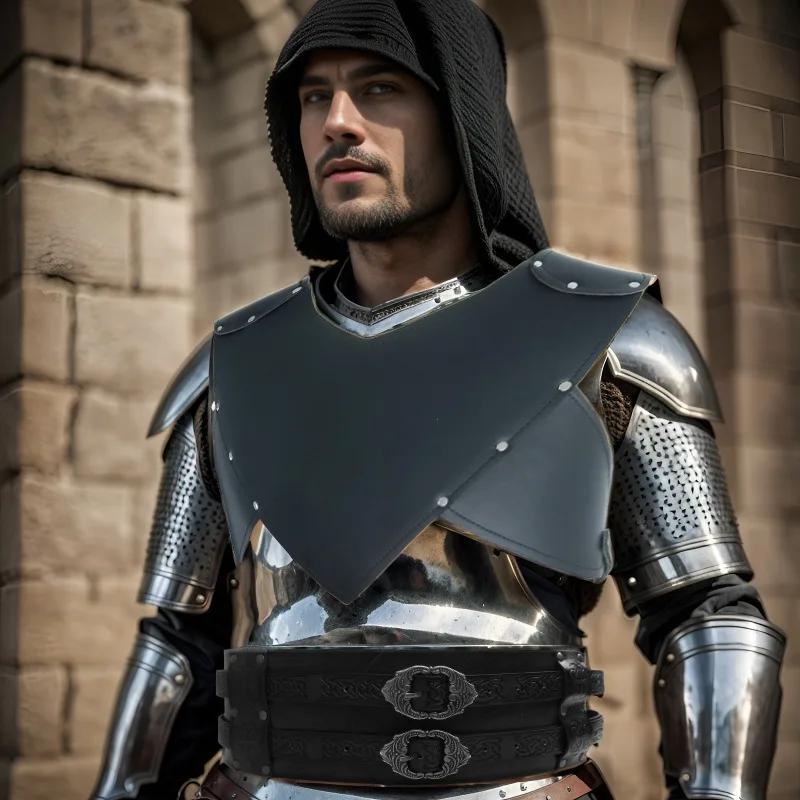 Conjunto de Cinturón Medieval, Disfraz de Gladiador Vikingo, Armadura de Cuero de Samurái, Ropa de Época Renacentista para Representaciones Escénicas