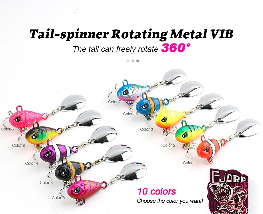 FJORD Schwanz Spinner Köder 7g 10,5g 14g 21g Angeln Locken Vib Metall Casting Shore Jig Löffel angeln Künstliche Köder Zubehör – Detail 1