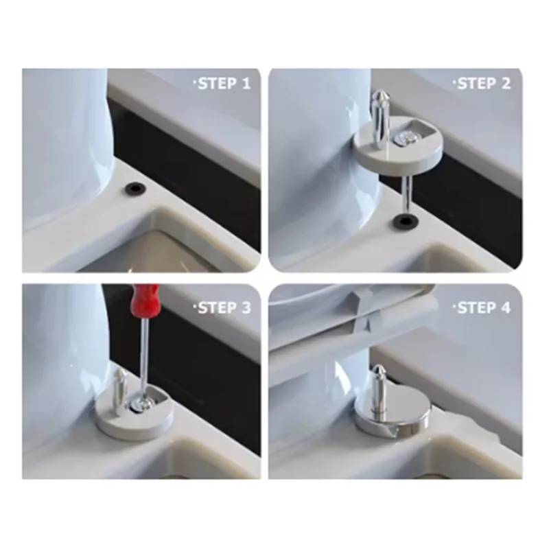 

A98E-Toilet Cover Fixing Expansion Screws Toilet Seat Accessories Toilet Seat Replacement Kit