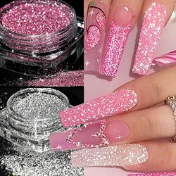 Pink/Silver Reflection Dazzling Glitter Crystal Powde 1-2g Sparkly Flash Disco Pink Diamond Powder Untra-thin Shinying Powder