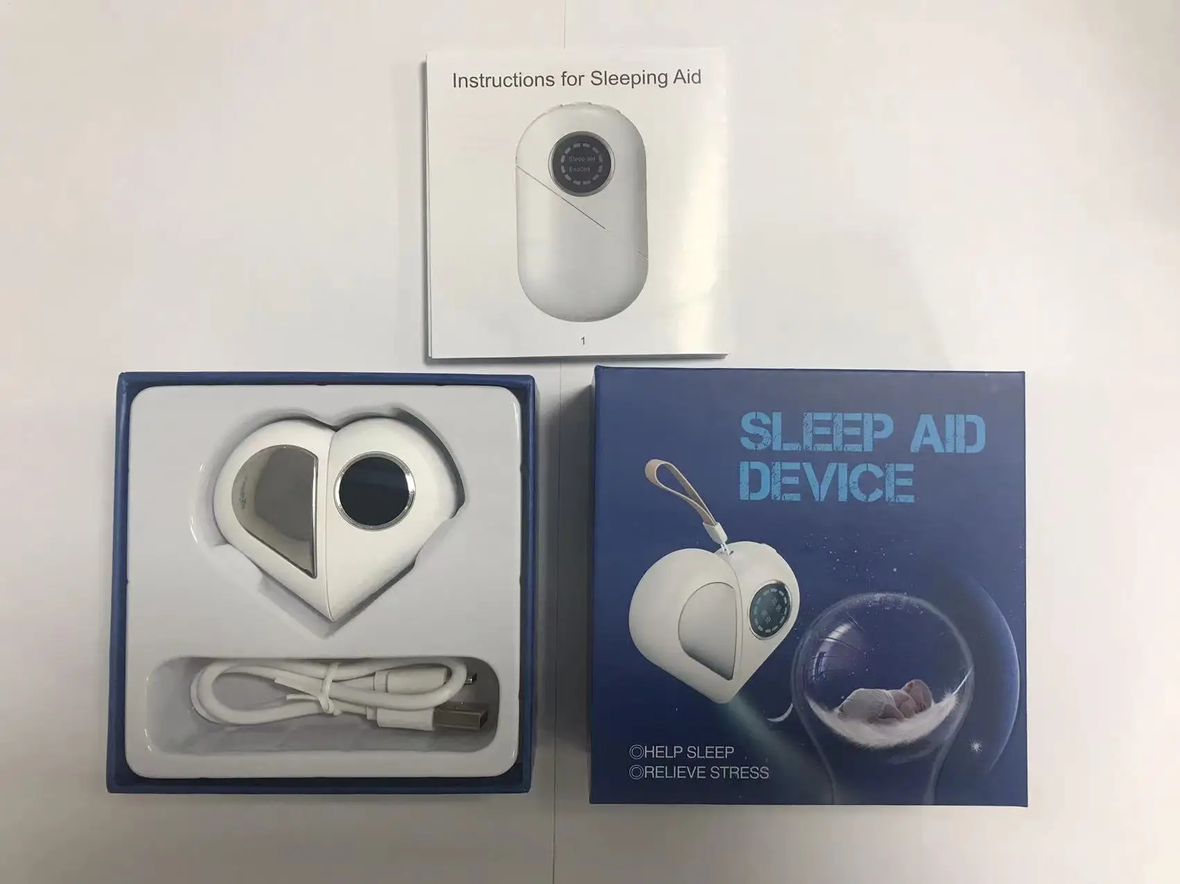 Smart Handheld Sleep Monitor for Deep Sleep, Portable and Suitable for Home Use