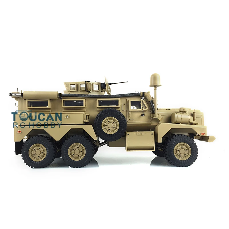 1/12 6*6 6x6 MRAP P602 Explosion Proof RC Car Remote Control Crawler W/O Light Sound System Outdoor Toys for Boys TH16379