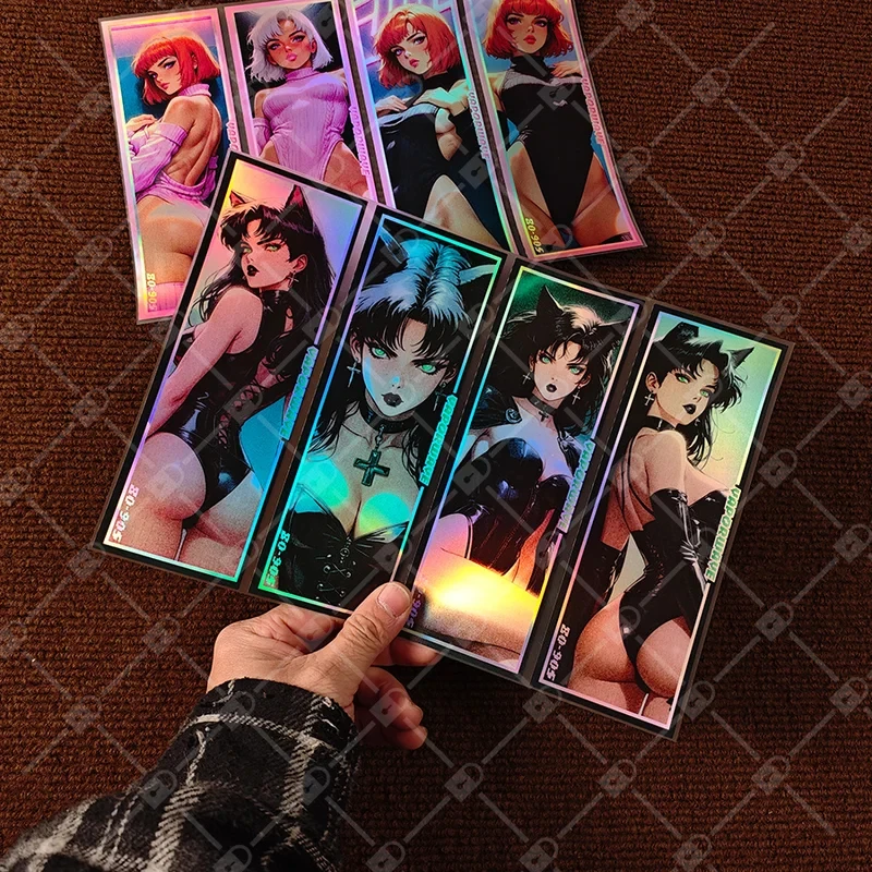 Car Decals, Sexy Beauties, European/American Style, JDM, Anime, Cats, Youthful Beautiful Girls, Laser-Etched PVC Material