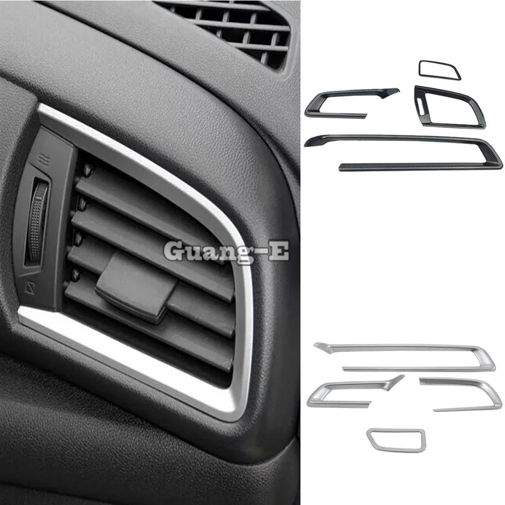 

Car Garnish Head Frame Trim ABS Plastic Front Air Conditioning Outlet Vent Sticker For Honda Fit Jazz 2014 2015 2016