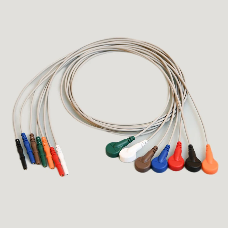 シールド付き-ecg-ホルター動的心電図取得ラインを備えた学生実験用の電極パッド
