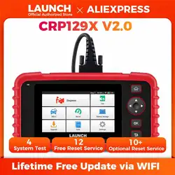 New Arrival LAUNCH CRP129X V2.0 OBD2 Scanner DIY Code Reader Car Scan Tool Autoscanner Automotive Diagnostic Tools Diagnosis