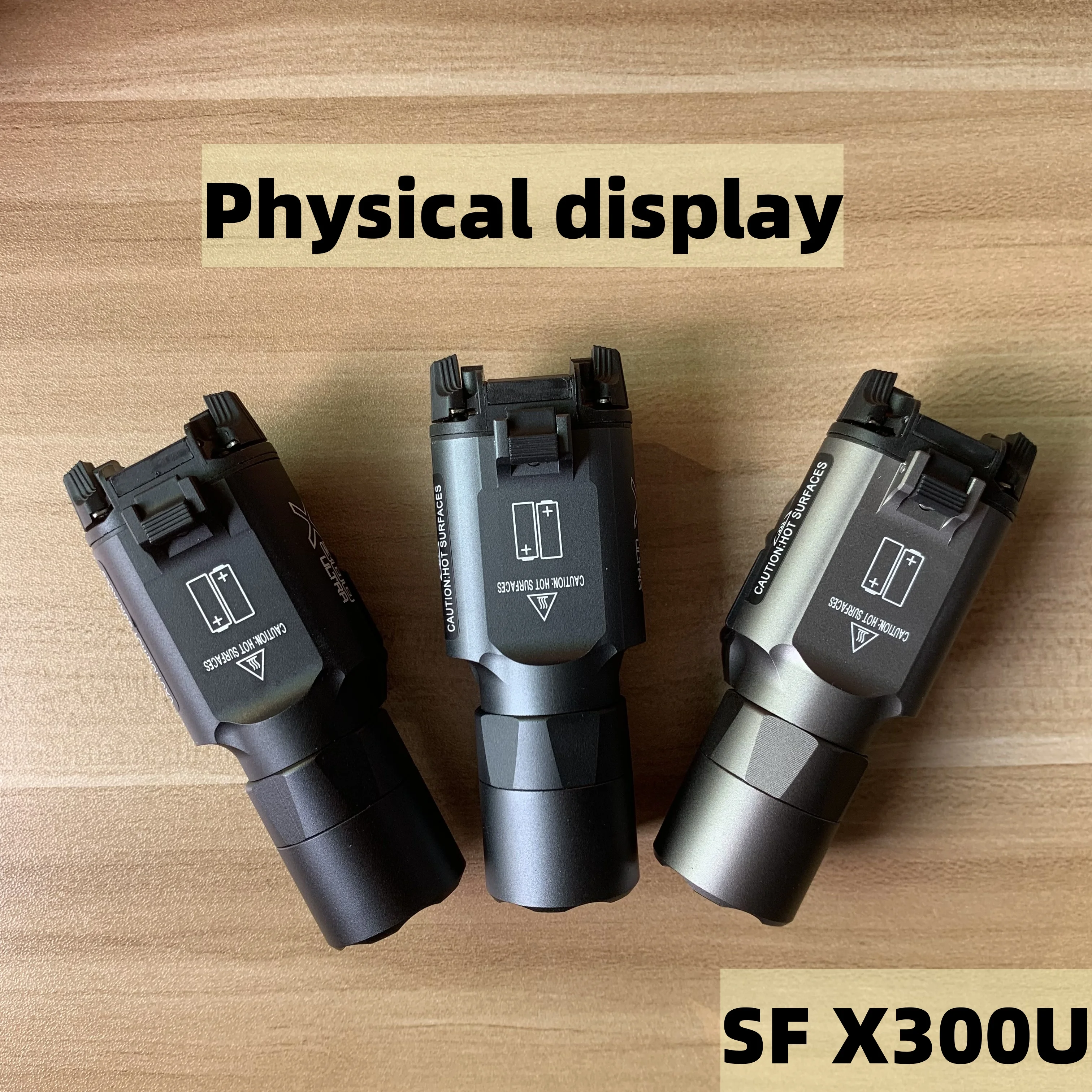 Taktisches Pistolenlicht Metall LED Stroboskop Scout-Licht X300-Stil Passend für 20mm-Schiene für Airsoft-Spielzeugpistole G17 Jagd – Detail 3