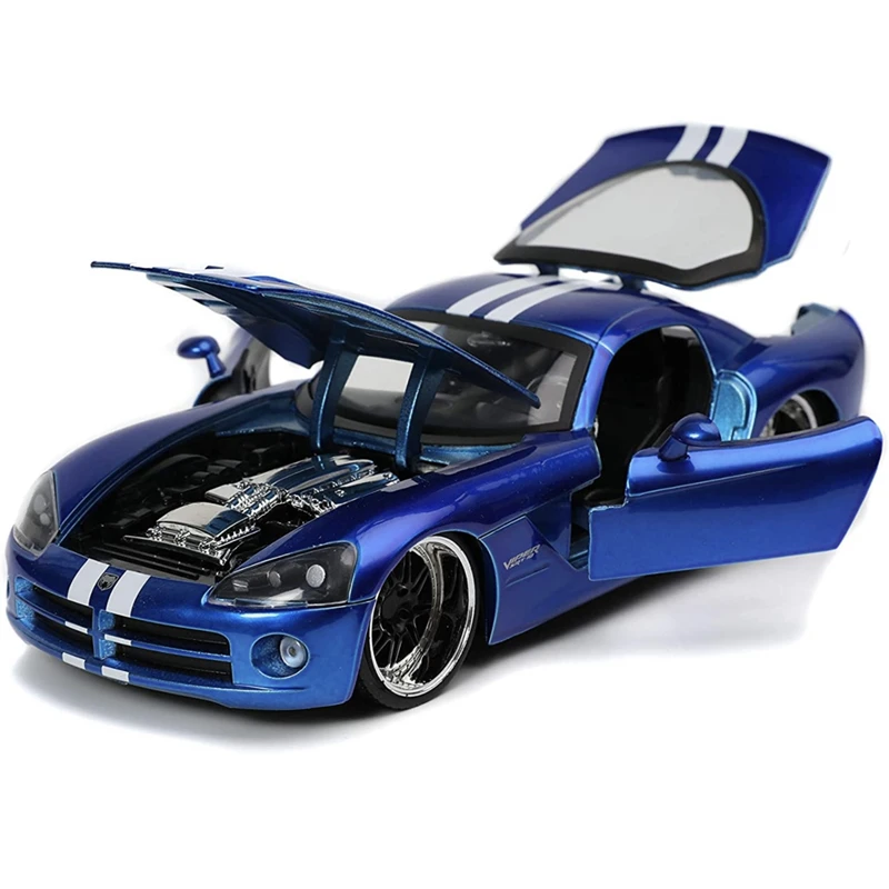 1:24 Dodge Viper SRT10 Alloy Supercar Model Diecast Toy Vehicles Sports Car Model High Simitation Collection Childrens Toy Gifts