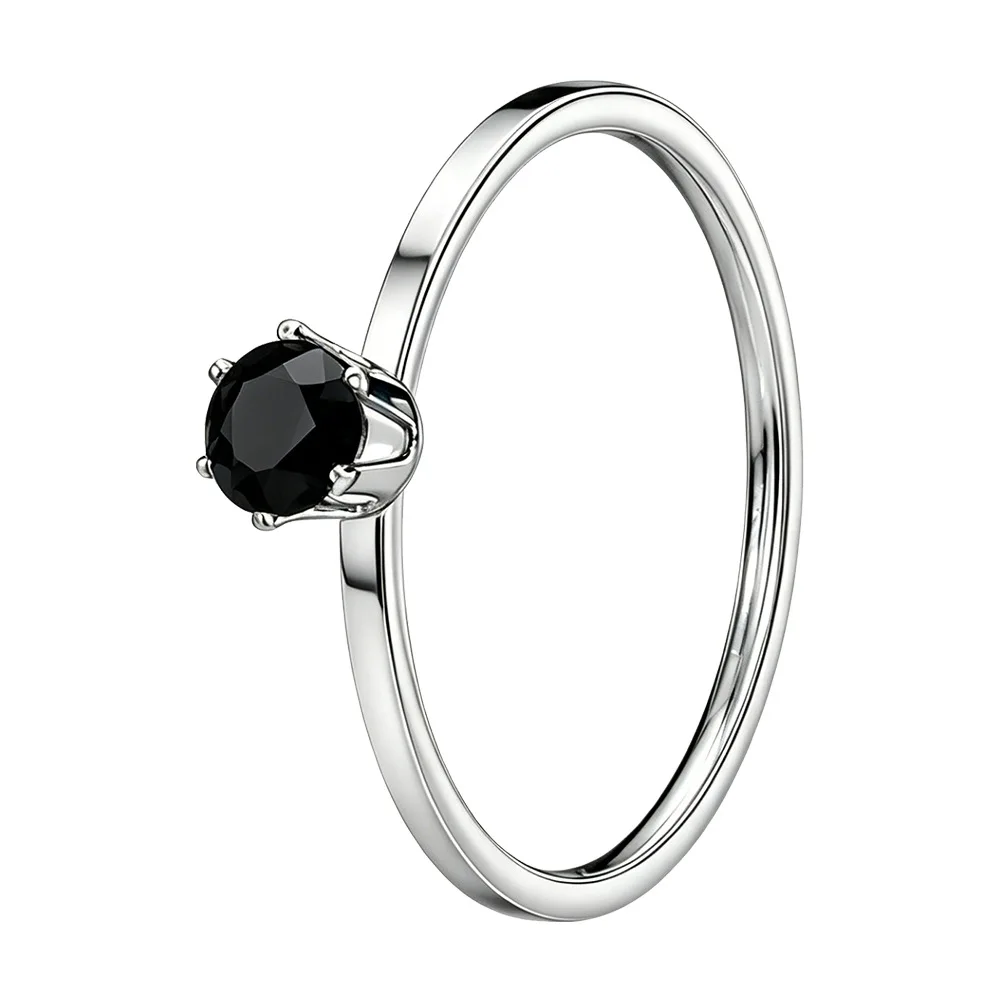 Zirkon-Edelstahlring Unisex Schlanke Breite 1,2MM IP-Beschichtet Japanisch-Koreanischer Stil Mode-Accessoire Kein Verblassen – Detail 2