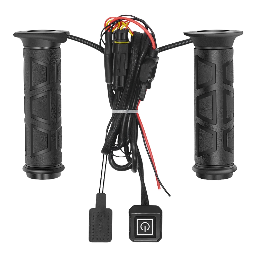 

DC 12V Motorcycle Handlebar Heater Hot Grip Smart Temperature Control Adjustable Hot Grip Handle Motorcycles ATV Hand Warmer Kit