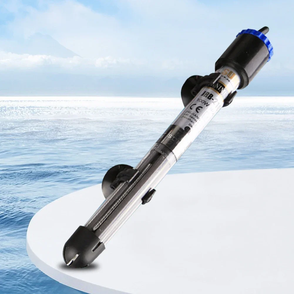 Adjustable Temperature Thermostat Heater Rod 100W/ 200W/ 300W/500W Submersible Aquarium with Sucker Fish Tank Accessory