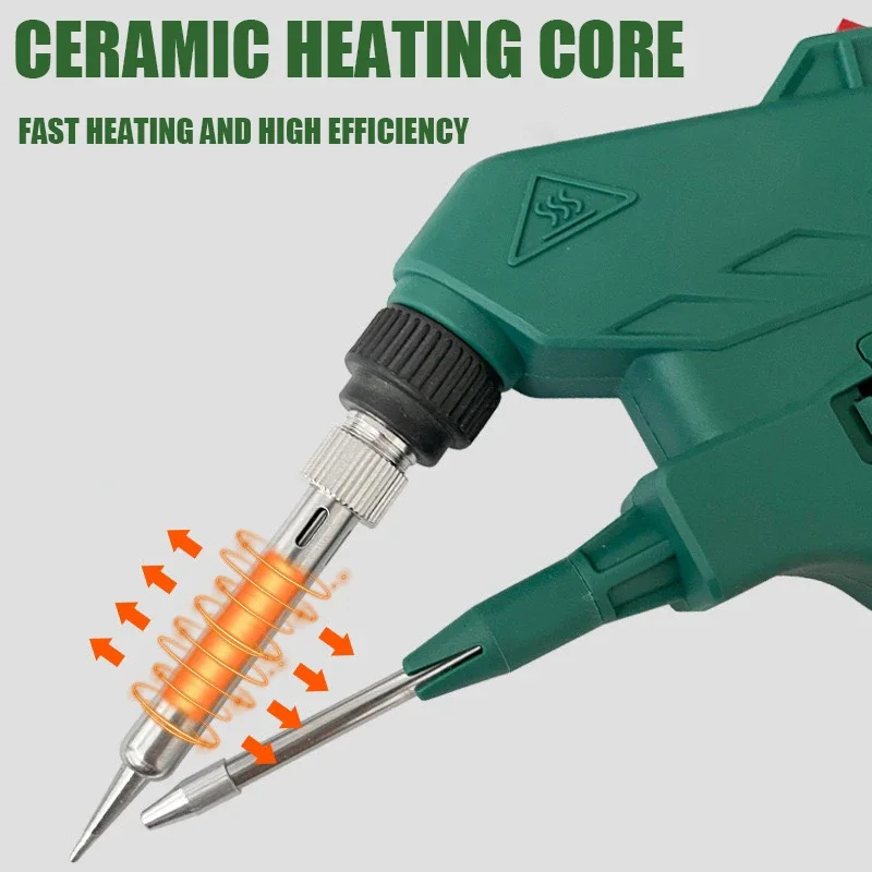 60W Automatic Electric Soldering Iron Tin Gun Internal Heating 480-600°C Automatically Send Tin Gun Welding Heating Repair Tools