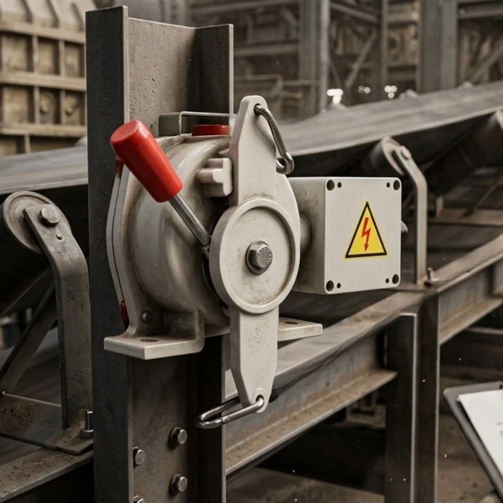 For Steel Industry Conveyors Belt Conveyor Safety Pull Wire Switch For Maintenance Safety Self-locking Mechanism