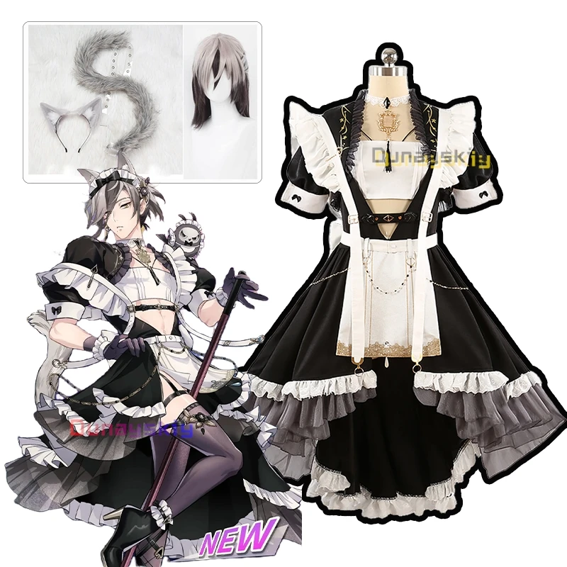 NU:Carnival Rei Maid Outfit Absolutely Dedicated Cosplay Costume Game Anime Characters Role-playing Costumes Unisex Outfit-2025