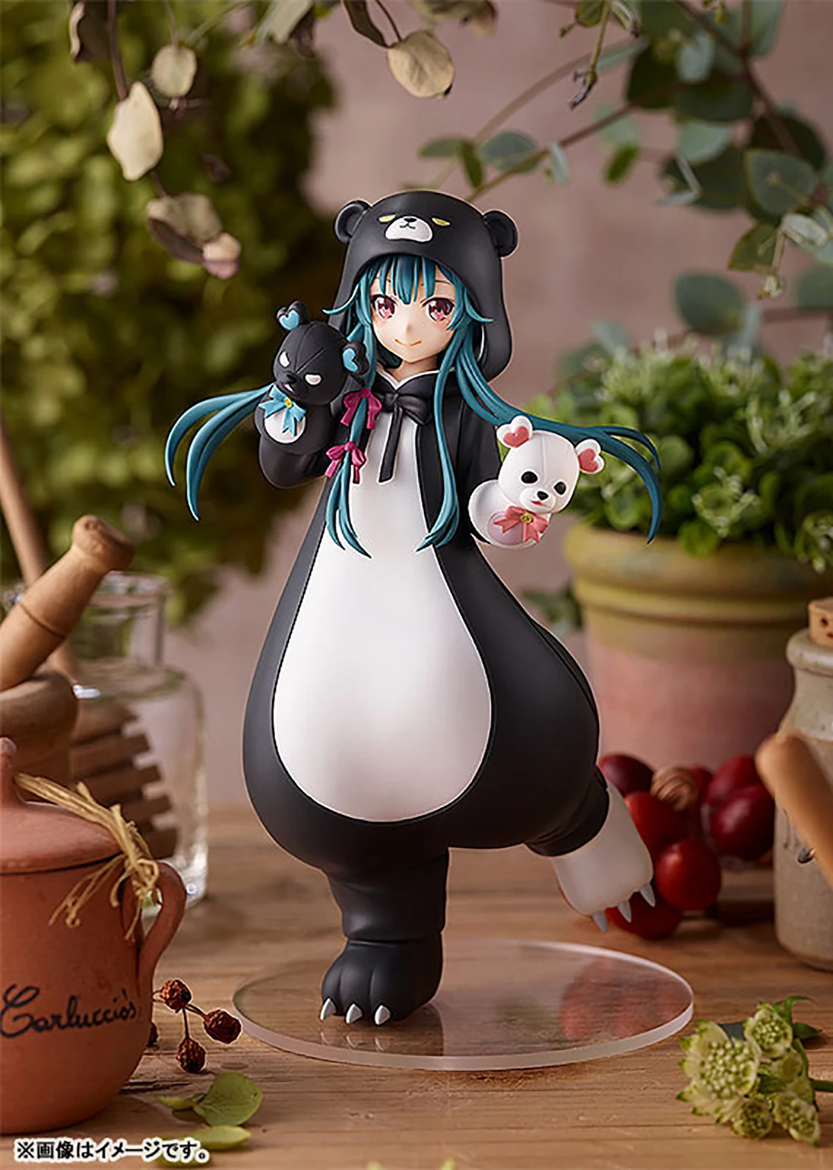 Original Genuine Good Smile Company Prepainted Pop Up Parade Kuma Kuma Kuma Bear Yuna H=170mm Anime Character Figure Decoration