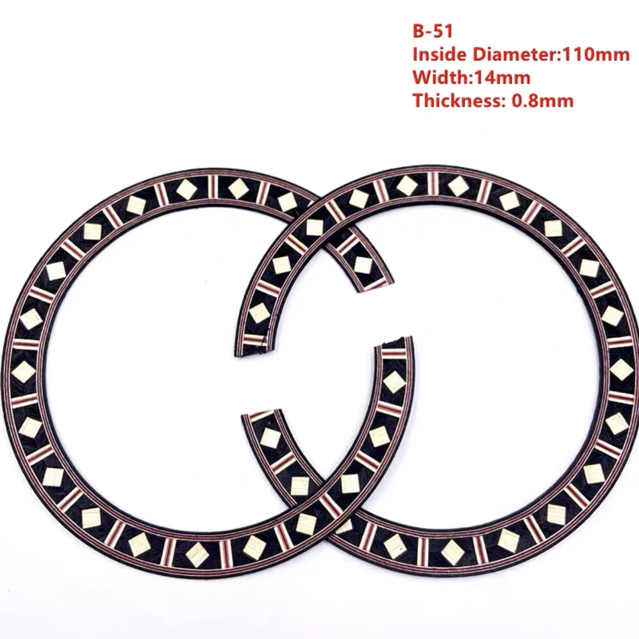 

4x Acoustic Guitar Rosette sound hole Luthier DIY B51