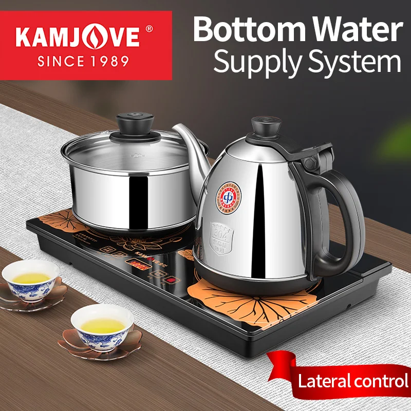 

Электрический чайник KAMJOVE для заваривания, с функцией автоматического наполнения и стерилизации воды, умный электрический чайник 0,9 л