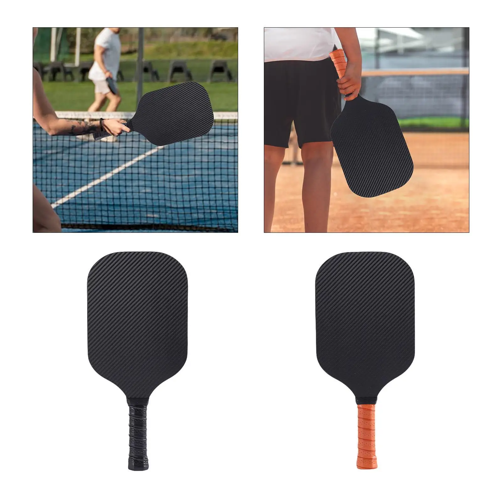 Pickleball-racket met comfort, antisliphandgreep Premium Pickleball-racketpeddel voor binnen en buiten, beginners, heren, dames