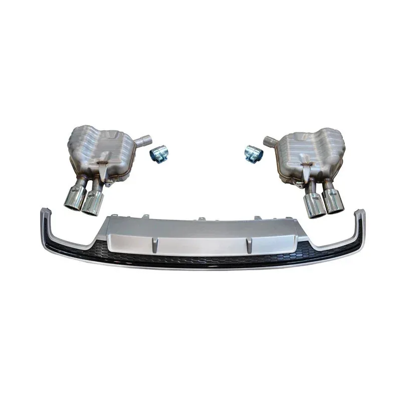 For A7 2010-2019 Rear Bumper Body Kit Tailpipe For S7 2013-2018 Manufacturer Car Rear Lip with Tail 2