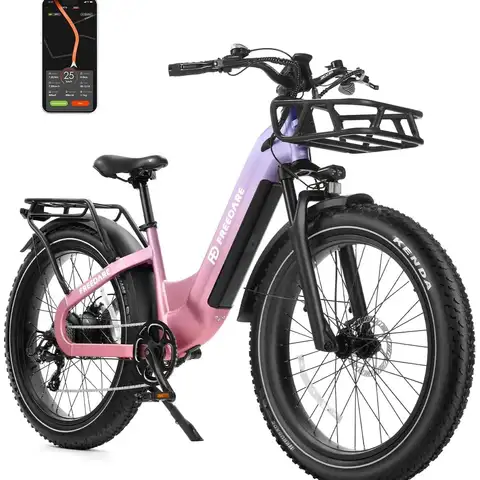 Fat Tire Electric Bike for Adults, 1000W 48V 20Ah All-Terrain e-Bike, 90 Miles UL Certified Mountain Bicycle, Smart e Dirt Bike