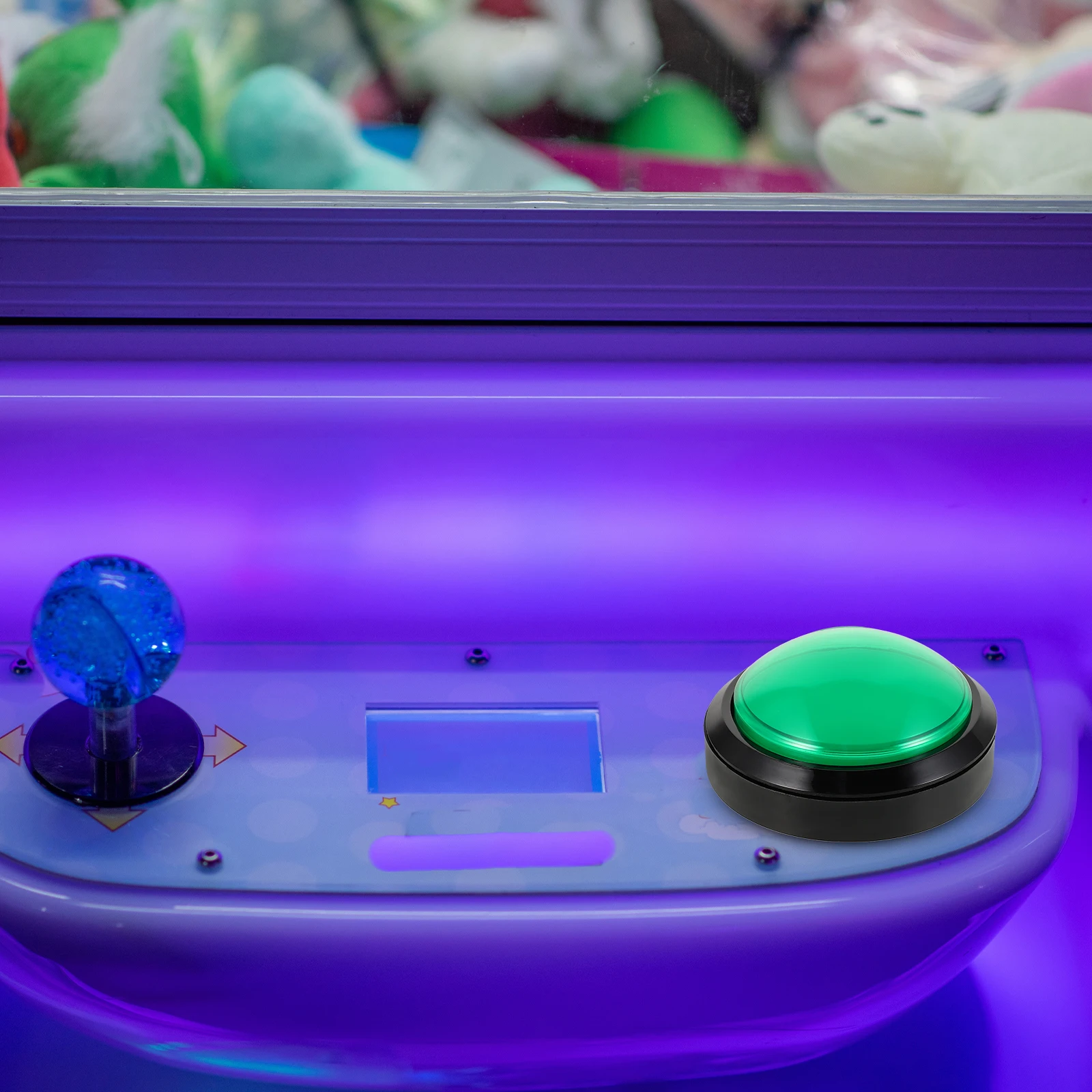 

Convex Quiz LED Buttons 10cm Illuminated Dome Shaped Self Reset Push for Coin Operated Games Music Game Console Cabinet