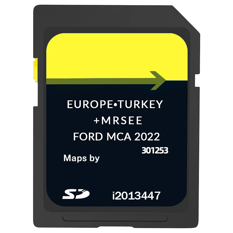 2022 Ford MFD SYNC 1-Karten SD-Karte Sat Nav Update SD Fiesta Focus KUGA, TRANSIT Europa Neue Karten