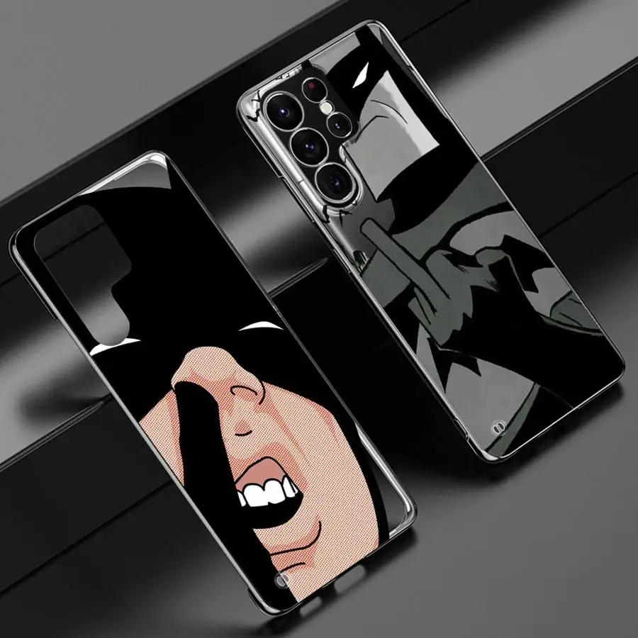 Dark Knight B-Batman Phone Case for Galaxy S20 S21 S23 S24 FE S22 S23 S24 Plus S22 S23 S24 Ultra