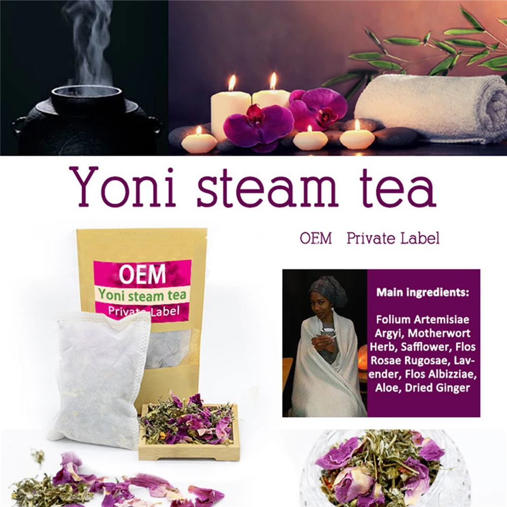 30packs Yoni Steam Seat Detox Feminine Health Hygiene Yoni SPA Steam Herbs For Tampon 100% Chinese Herbal Women Vaginal Cleaning