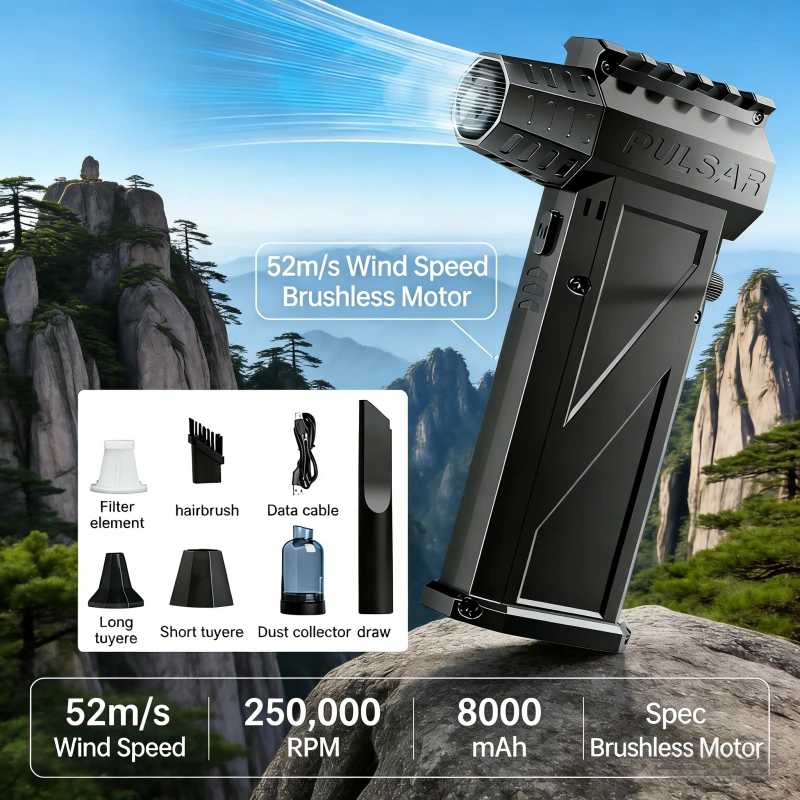 

Новый турбовентилятор X3Pro Turbo Jet Blower 52 м/с 250000 об/мин | Аккумуляторный бесщеточный двигатель 8000 мАч