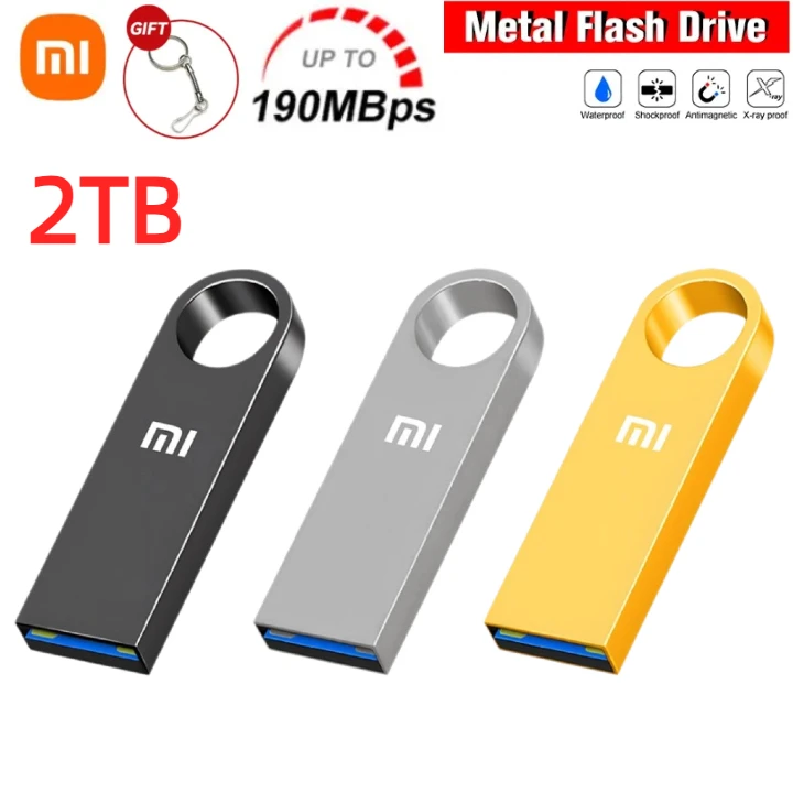 Xiaomi-Tipo C USB Flash Drive para PC, Cartão de memória OTG, Disco Flash, USB 3.0 Pendrive, 1TB, 512GB, 2TB