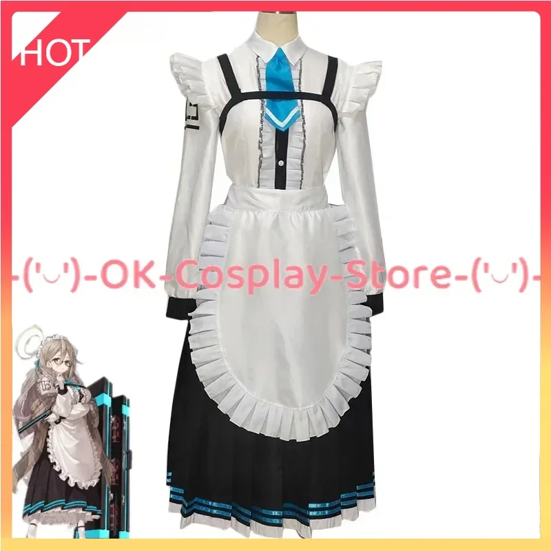 

[Custom Made] Murokasa Akane Cosplay Costume Game Blue Archive Cosplay Suit Women Maid Dress Halloween Uniform Anime Clothes
