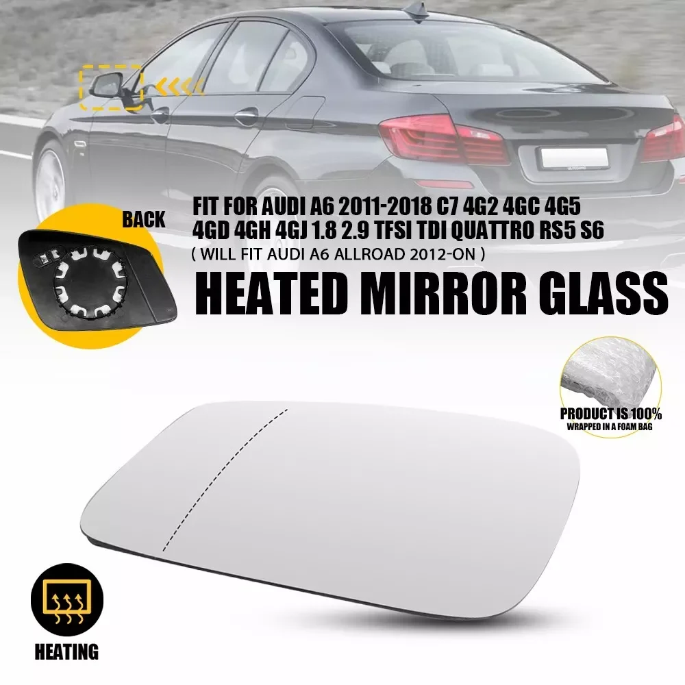 

For Bmw 1 2 3 4 Series F20 F22 F30 F32 F80 Door Side Wing Mirror Glass Rearview Wide Angle Convex Heated Right/Left Replacement