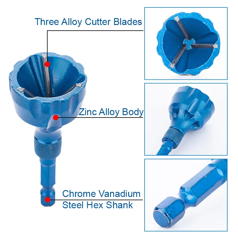 8-22MM Deburring External Chamfer Tool 1/4\