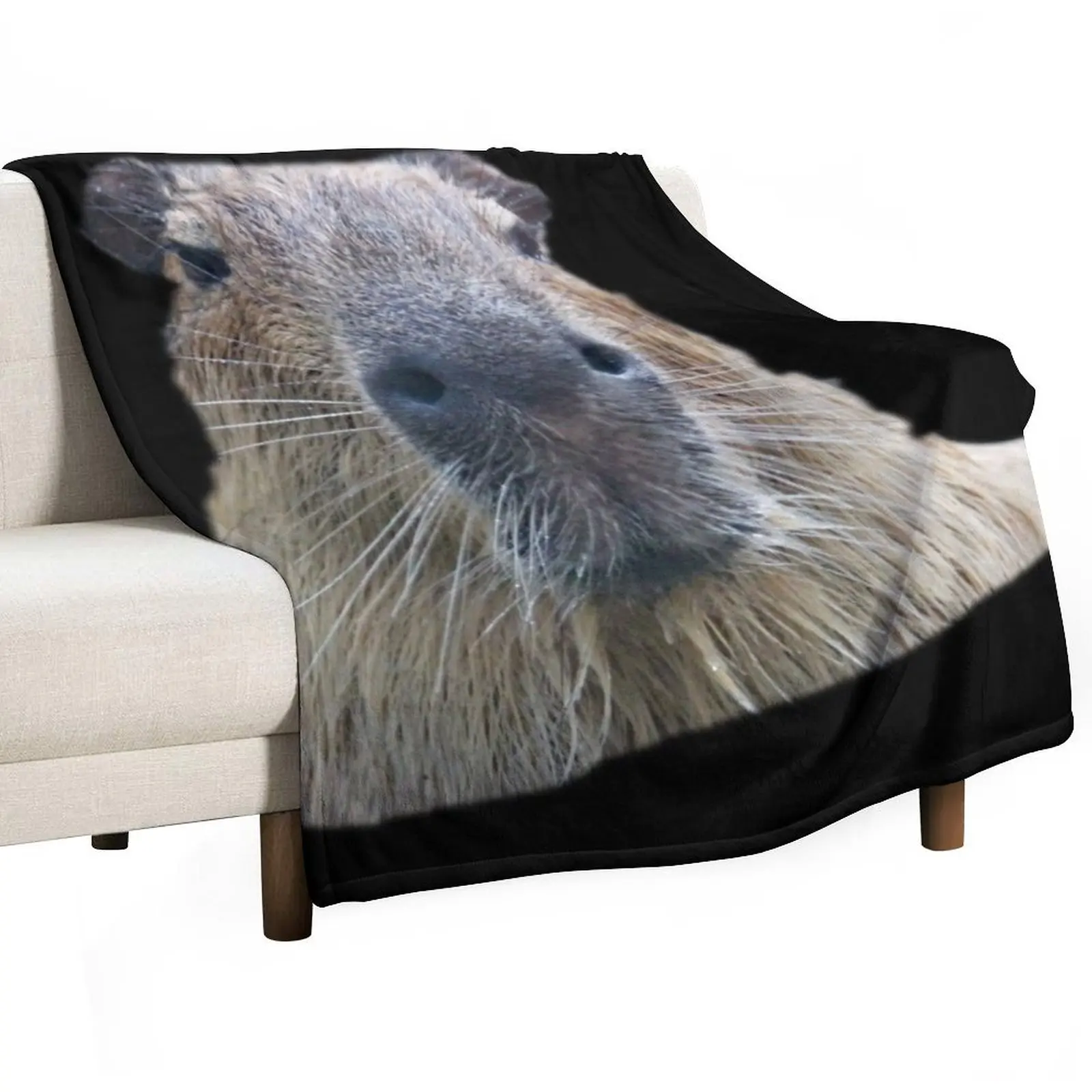 

The Capybara Granddad Throw Blanket Sofas Moving christmas gifts Blankets Sofas Of Decoration Blankets