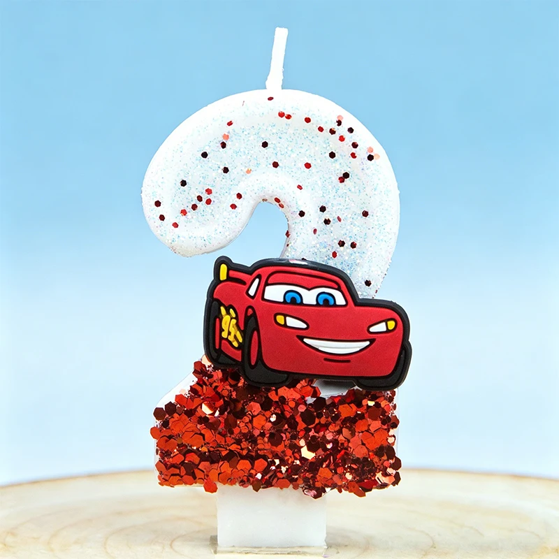 빛나는 듀얼 콤비네이션 스타일 수제 0-9 숫자 양초  - Lighting Mcqueen Decor 리뷰 및 가격