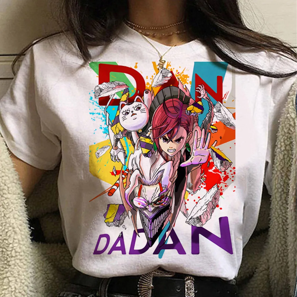 Dandadan Okarun t shirt female Y2k Vintage streetwear University Gothic korean clothes shirt Trendy Classic Psychedelic