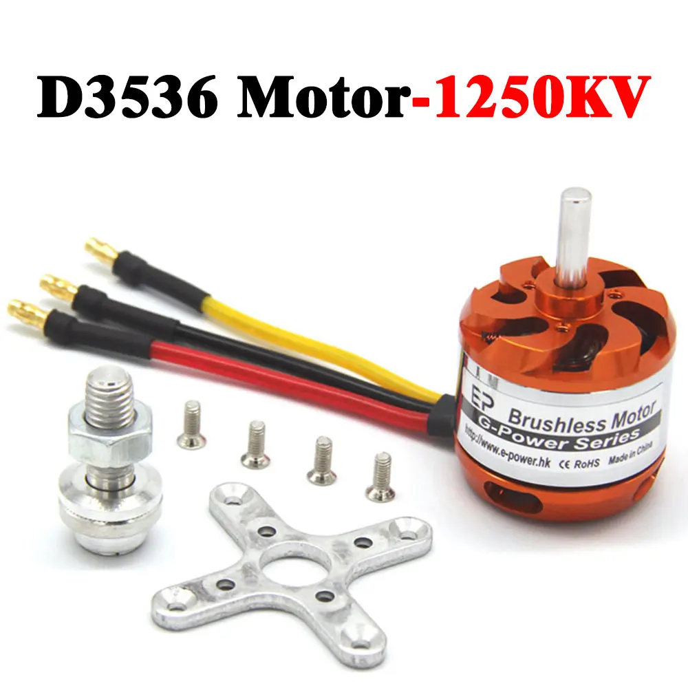 EP D3536 Borstelloze Motor voor Micro Multi-helikopters RC Vliegtuigen met Vleugels 750KV 1000KV 910KV 1250KV 1450KV Aircra