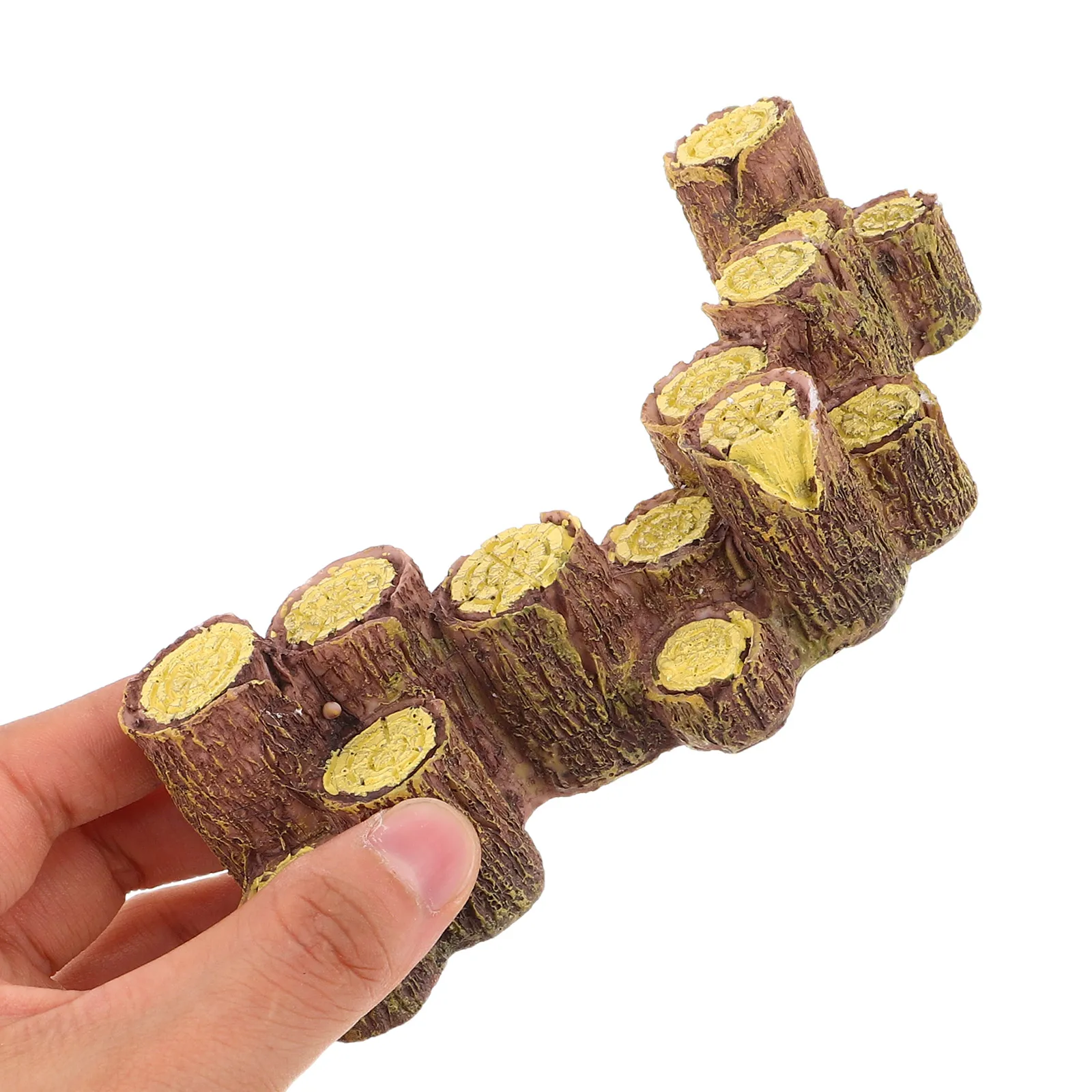 

3 Pcs Miniature Landscape Props Decor Fairy Garden Stump Accessories Bonsai Stumps