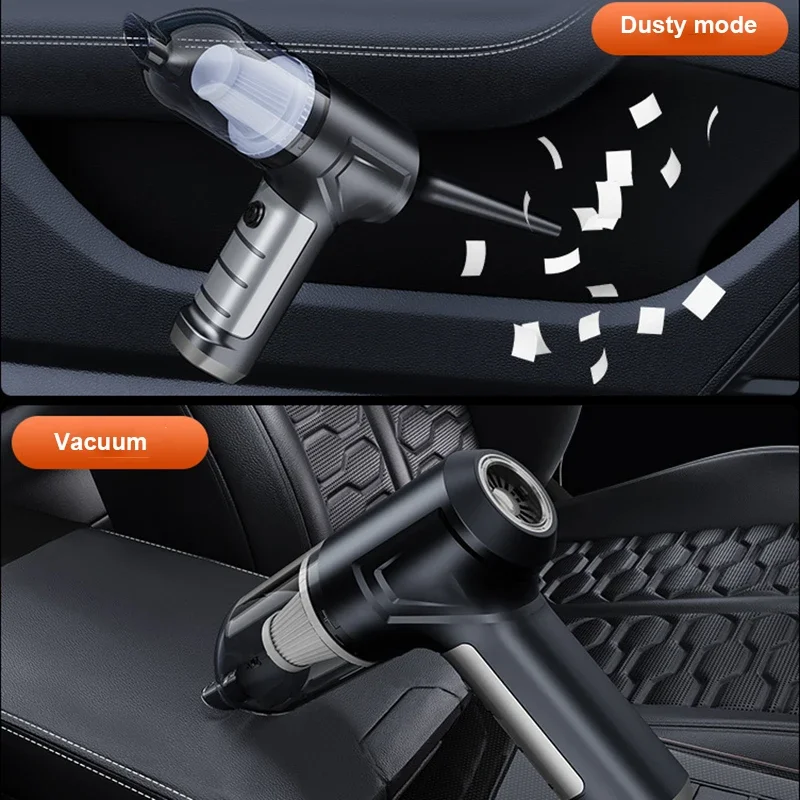 Xiaomi Youpin Car Wireless Vacuum Cleaner Integrated Blowing And Suction High Power Brushless Vehicle Home Use Blown Dust New