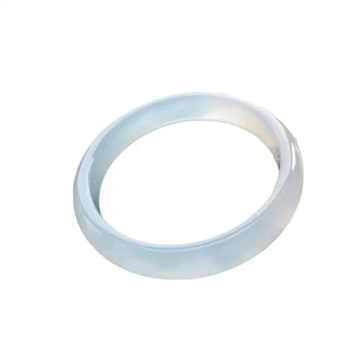 

Madagascar High Ice White Chalcedony, White Agate Women's, Jade Chalcedony Bracelet