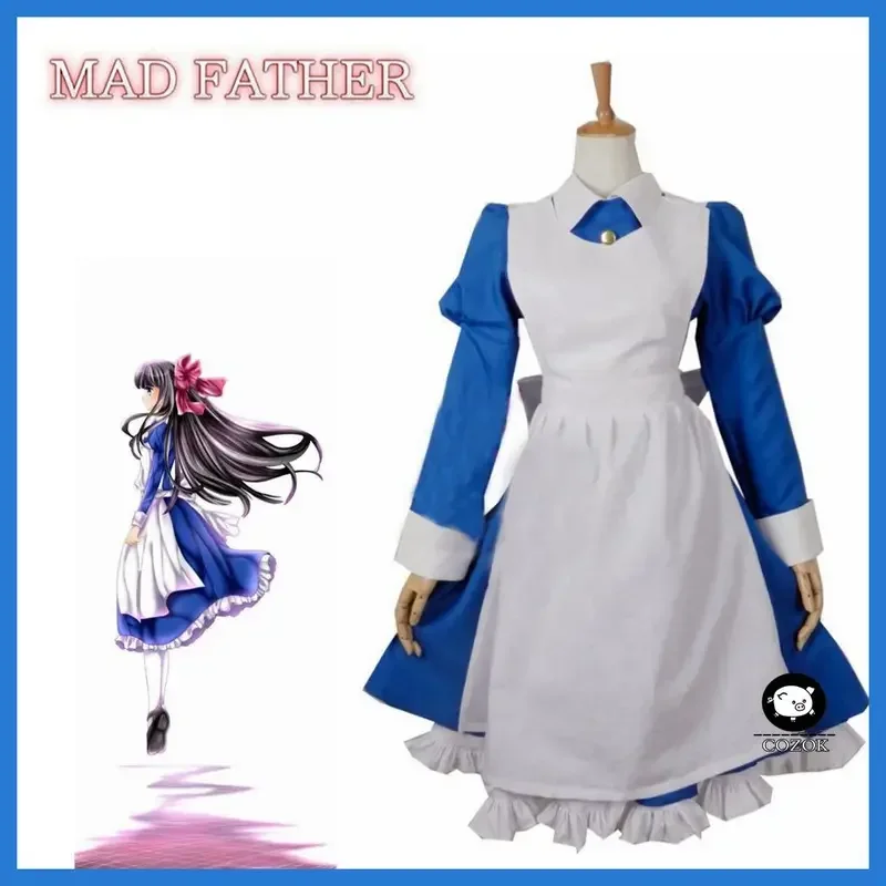Anime Mad Father Aya Drevis Dress Cosplay Costume Halloween Uniform Outfit Custom Size MN5