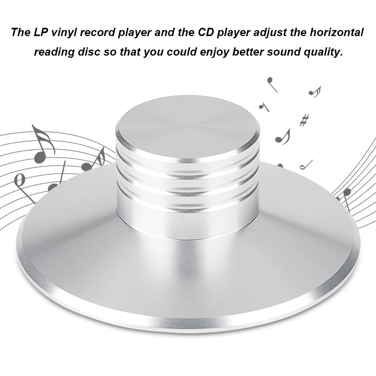 Metal Stabilizer NEW Black Record Weight Clamp LP Vinyl Turntables Metal Disc Stabilizer Record Stabilizer Turnable Stabilizer