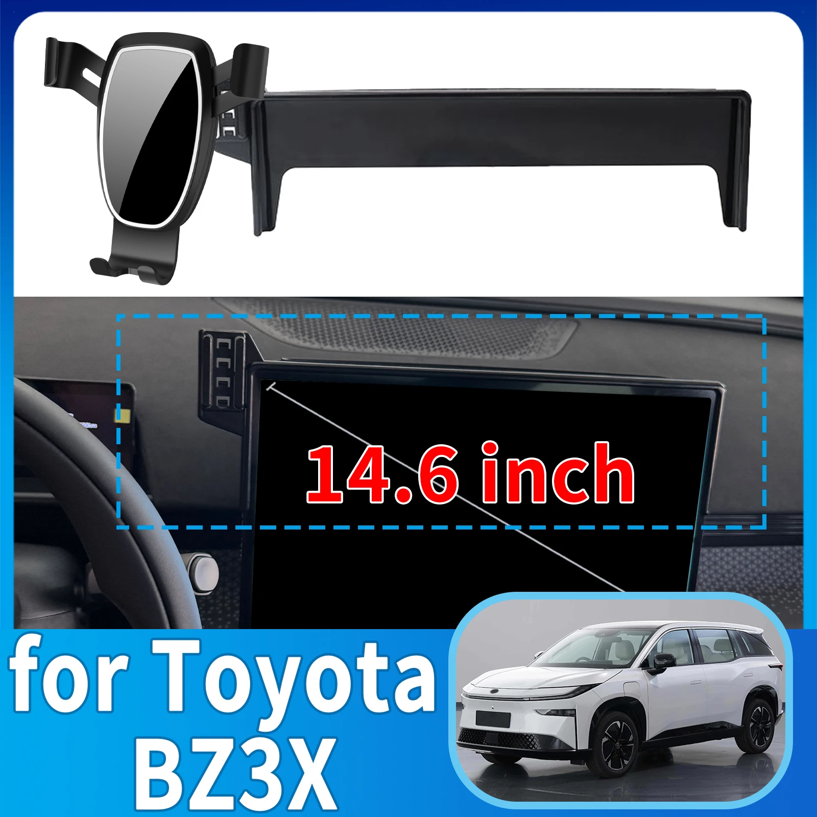 

fit for Toyota BZ3X ​​Anti-Shake Screen Base Phone Holder Mount Stand ​​ Dedicated Car​​ accessoires