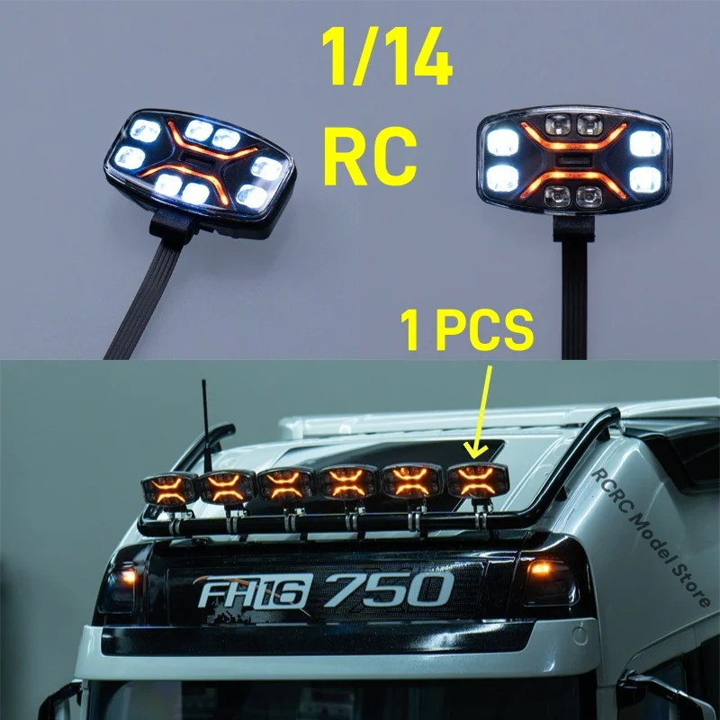

RC игрушечный грузовик Гусеничный прожектор Многорежимный 5 В светодиодный потолочный светильник для Tamiya RC 1/14 Грузовик 1/12 Гусеничный TRX4 SCX10 Запчасти Аксессуары