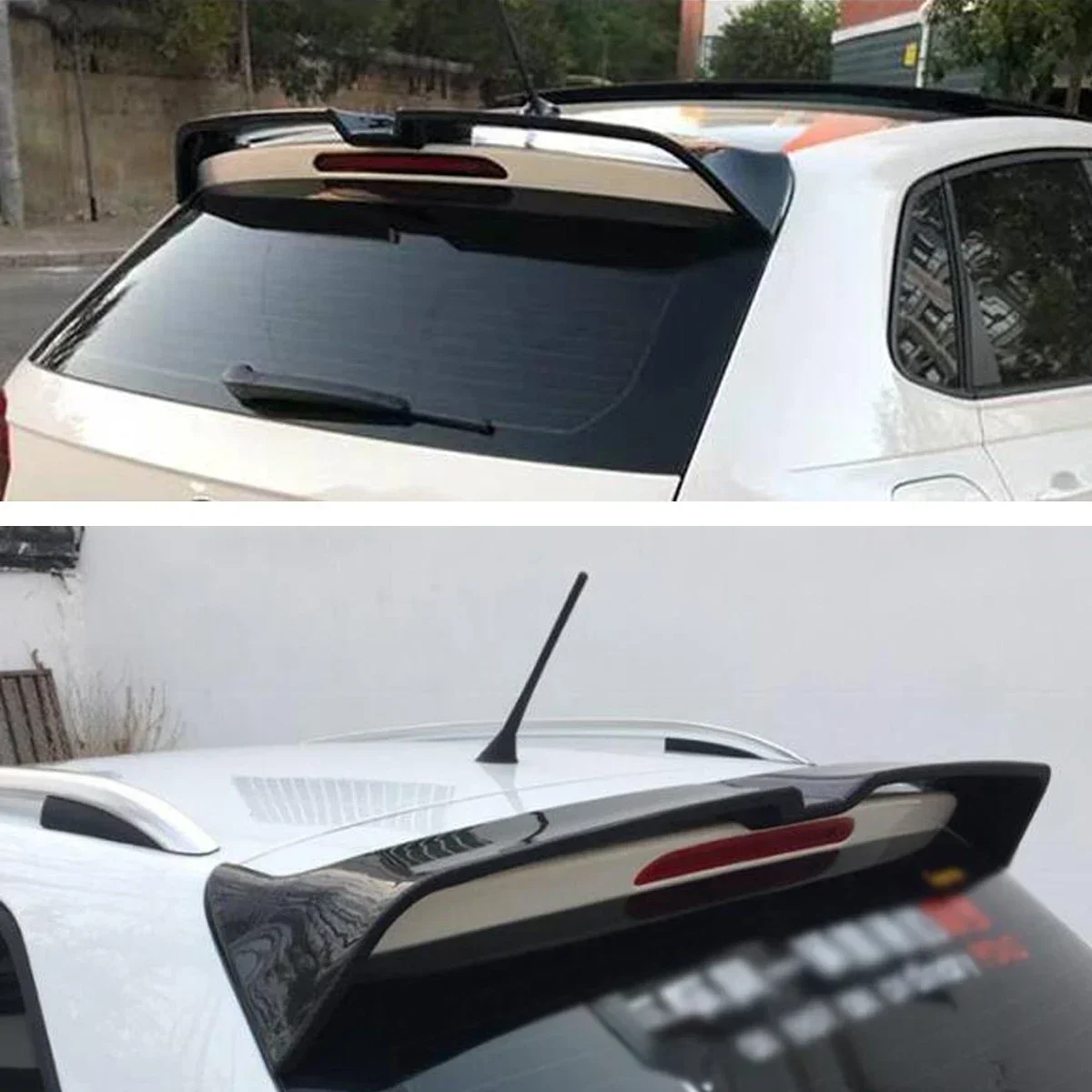 

Tail Wing For VW Polo Hatchback MK5 Petrol Hatch 2011 2012 2013 2014 2015 2016 2017 2018 Glossy Black Rear Roof Spoiler