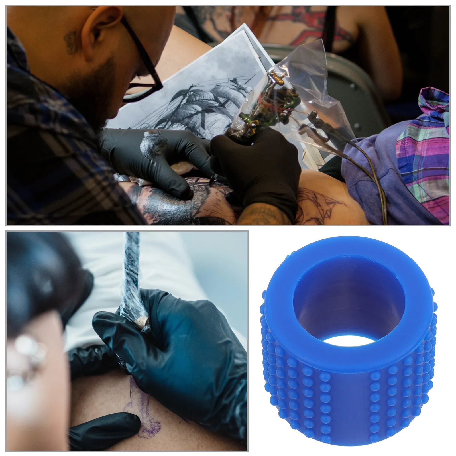 

Handle Protective Tattoo Grip Cover Silicone Anti-slip Durable Wrap Tattooing Supplies Sleeve Sturdy