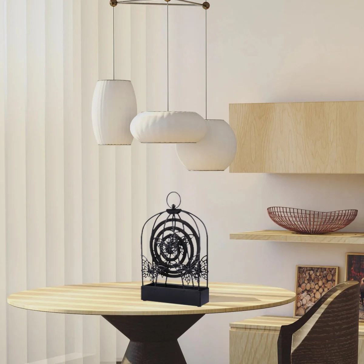 

1Pcs Butterfly Shaped Holder Metal Art Stand for Home Living Room Bedroom Outdoor Decor Creative Incense Tray