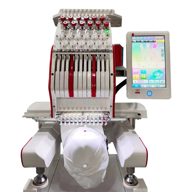 MYS 1201 One Head 12 Colors Computerized Clothes Embroidery Machine High Speed Multi Function Garment Embroidery Machine
