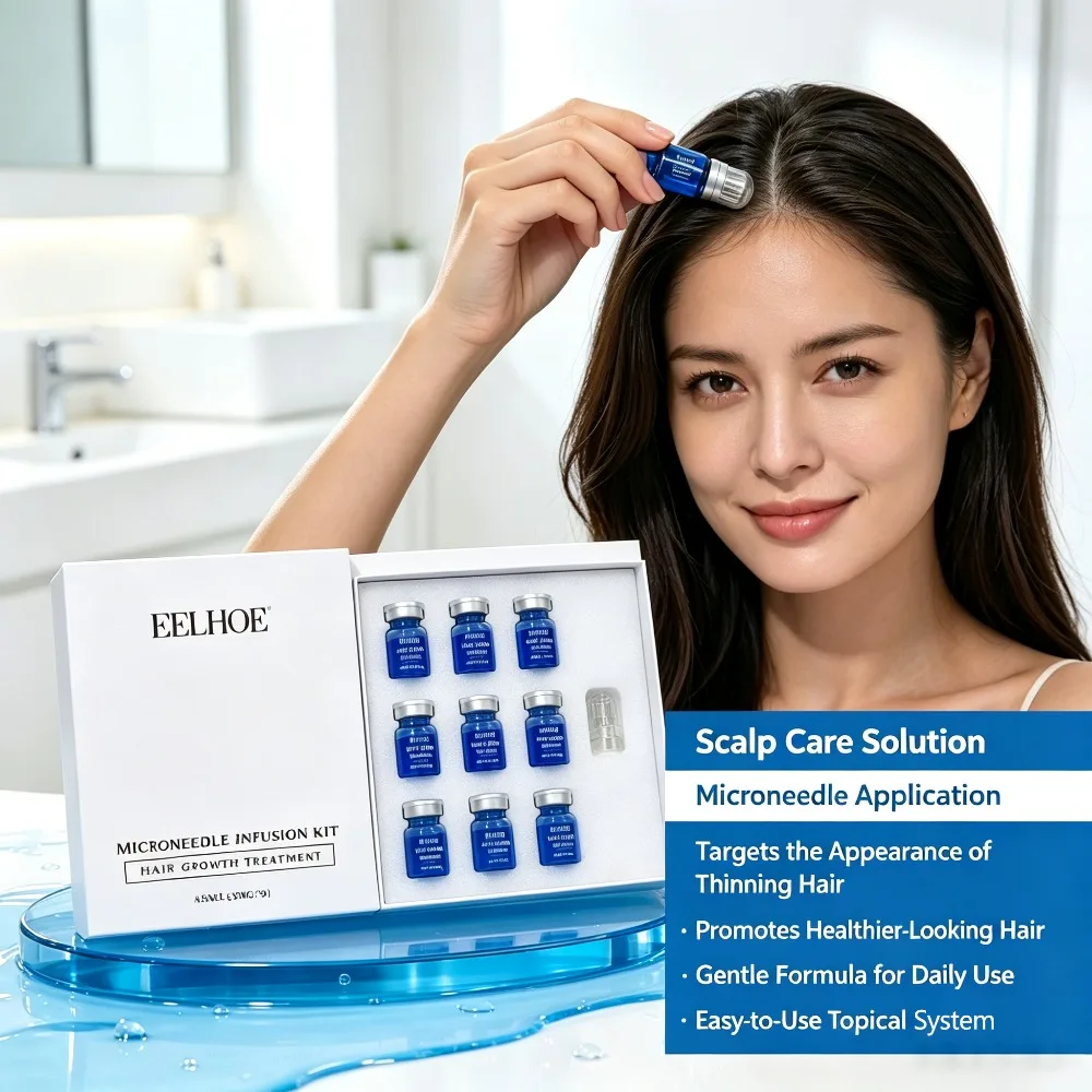 Copper Peptide Scalp Serum & Nourishing Hair Mask Set, Lightweight Non-Greasy Formula, Fast Absorbing for Healthy Scalp